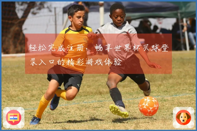 轻松完成注册，畅享世界杯买球登录入口的精彩游戏体验
